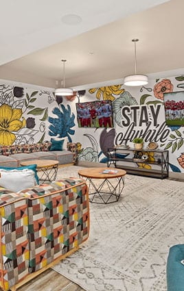 Modern amenities for a comfortable student life